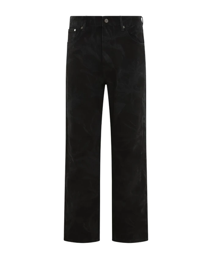 Черные джинсы с цветочным принтом и лазерной гравировкой Daily Paper, черный
Черные джинсы с цветочным принтом и лазерной гравировкой Daily Paper, черный