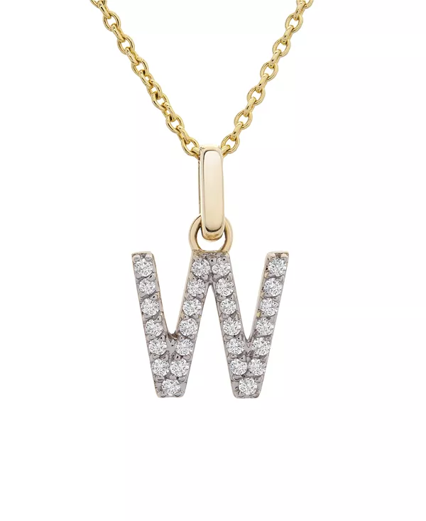 Ожерелье с бриллиантовой подвеской (1/10 карата) из 14-каратного золота, 17 дюймов + удлинитель 1 дюйм Macy'S, w
Ожерелье с бриллиантовой подвеской (1/10 карата) из 14-каратного золота, 17 дюймов + удлинитель 1 дюйм Macy'S, w