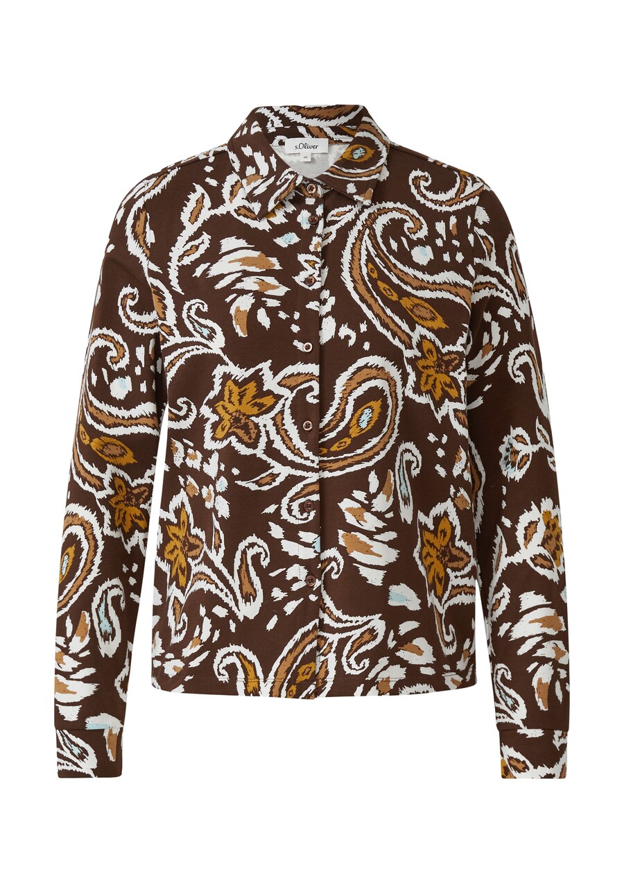 Блуза s.Oliver, темно-коричневый
Блуза s.Oliver, темно-коричневый