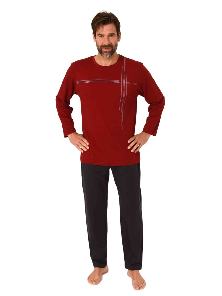 NORMANN Пижама с длинными рукавами и принтом красного цвета спереди
NORMANN Пижама с длинными рукавами и принтом красного цвета спереди