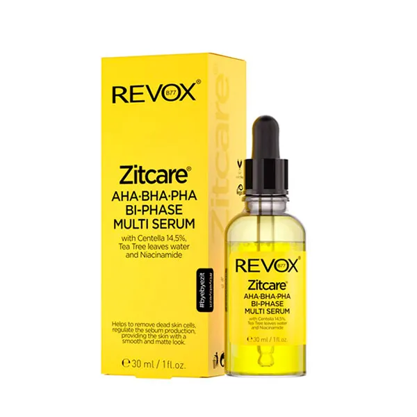 Сыворотка для лица Zitcare Aha-Bha-Pha Revox, 30 ml
Сыворотка для лица Zitcare Aha-Bha-Pha Revox, 30 ml