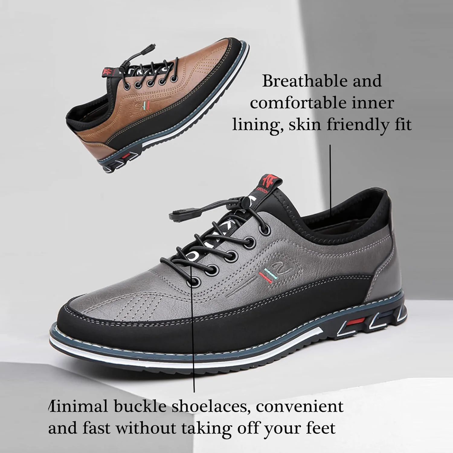 Мужские кожаные повседневные оксфорды мокасины для вождения, офиса и прогулок, лоферы на шнуровке и с прерывистой застежкой, деловые Asifn, коричневый
Мужские кожаные повседневные оксфорды мокасины для вождения, офиса и прогулок, лоферы на шнуровке и с прерывистой застежкой, деловые Asifn, коричневый