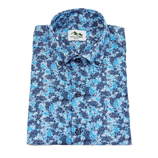 Мужская хлопковая рубашка с коротким рукавом, уникальная button down Wear Sierra
Мужская хлопковая рубашка с коротким рукавом, уникальная button down Wear Sierra