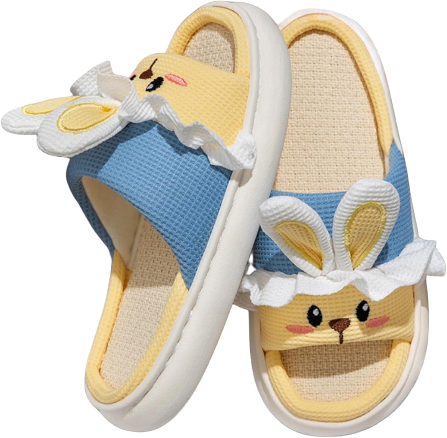 LRYAOAN Хлопковые и льняные тапочки Мультяшные хлопковые и льняные тапочки Домашние тапочки для мужчин и женщин, желтый
LRYAOAN Хлопковые и льняные тапочки Мультяшные хлопковые и льняные тапочки Домашние тапочки для мужчин и женщин, желтый