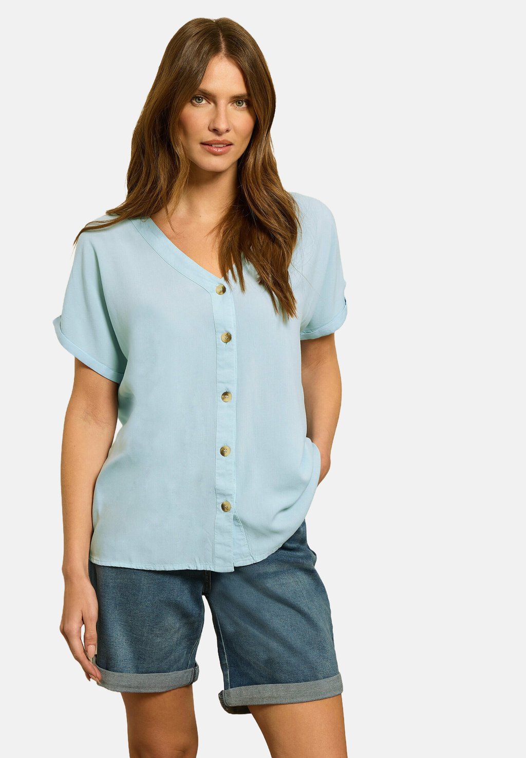 Блуза M&Co, светло-голубой
Блуза M&Co, светло-голубой