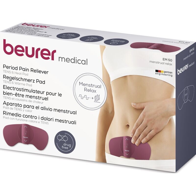 Прокладка от боли при месячных EM 50 beurer, 1 шт. 
Прокладка от боли при месячных EM 50 beurer, 1 шт.