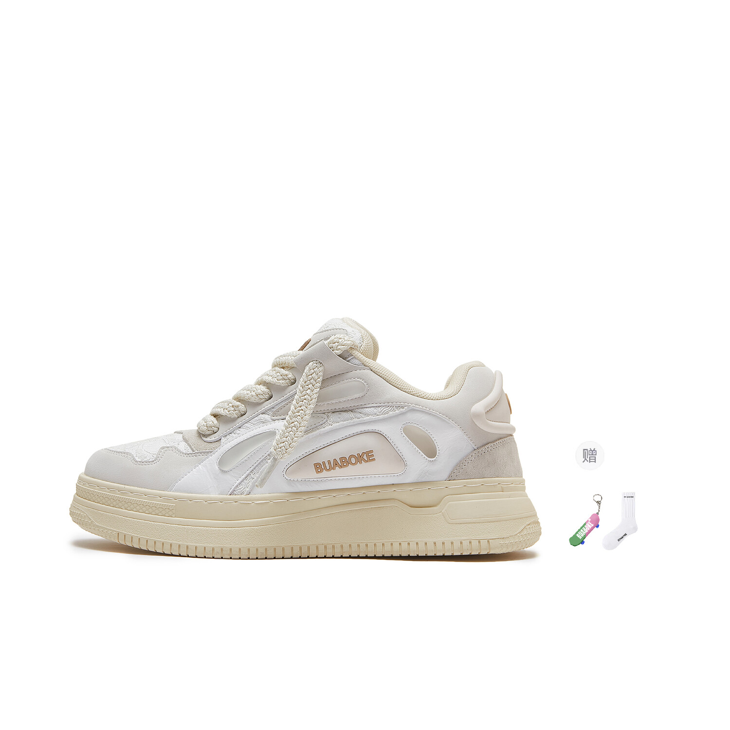 Кеды, обувь для скейтборда унисекс с низким верхом Buaboke, цвет Ivory White
Кеды, обувь для скейтборда унисекс с низким верхом Buaboke, цвет Ivory White