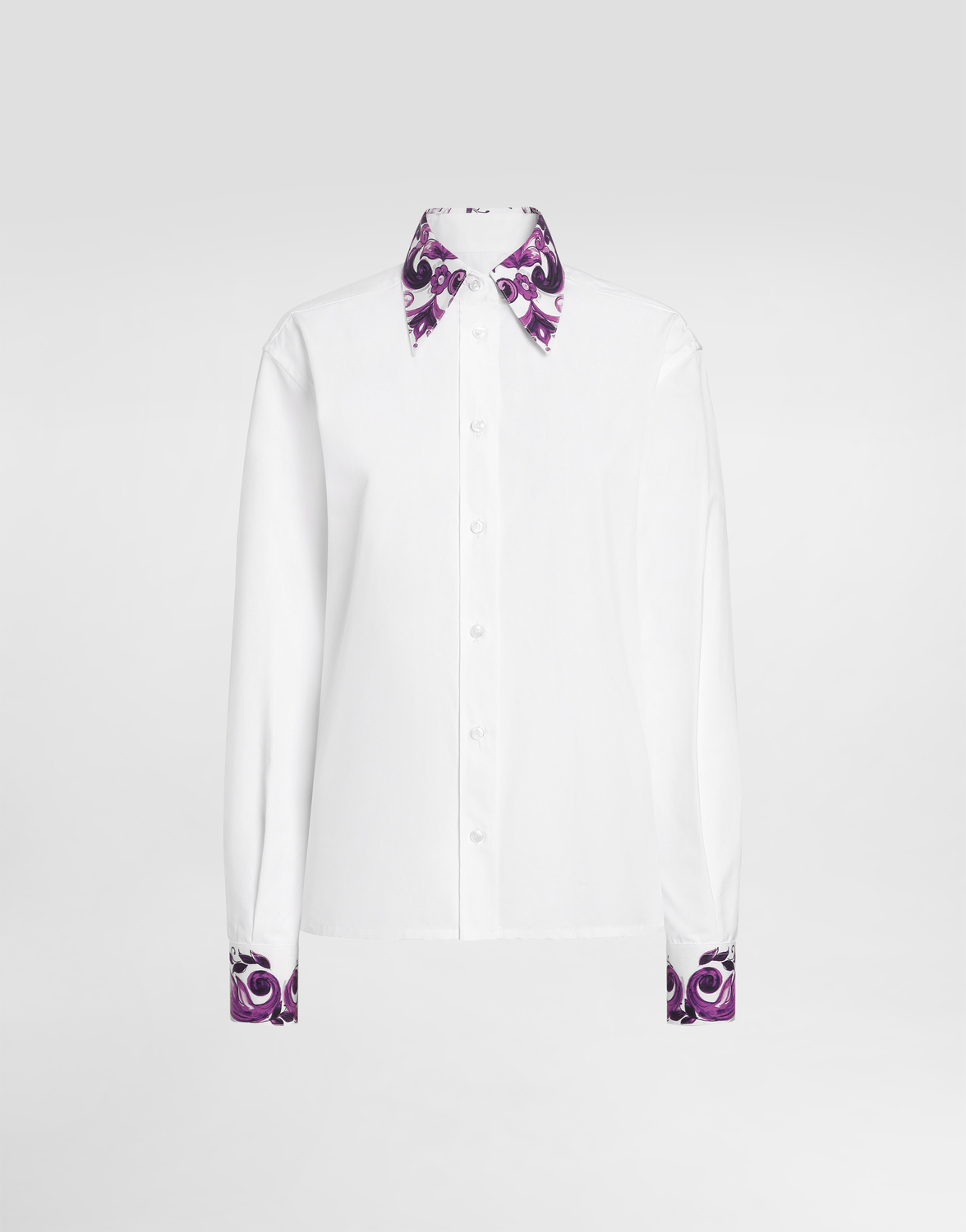 Хлопковая рубашка Dolce & Gabbana, белый
Хлопковая рубашка Dolce & Gabbana, белый