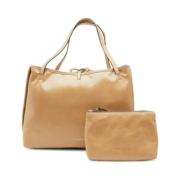 Кожаная сумка-шоппер + клатч Gianni Chiarini, коричневый
Кожаная сумка-шоппер + клатч Gianni Chiarini, коричневый