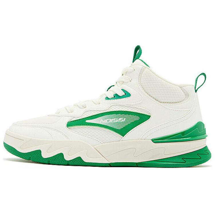 QIAODAN Нескользящие износостойкие высокие кроссовки для скейтбординга мужские белые зеленые
QIAODAN Нескользящие износостойкие высокие кроссовки для скейтбординга мужские белые зеленые