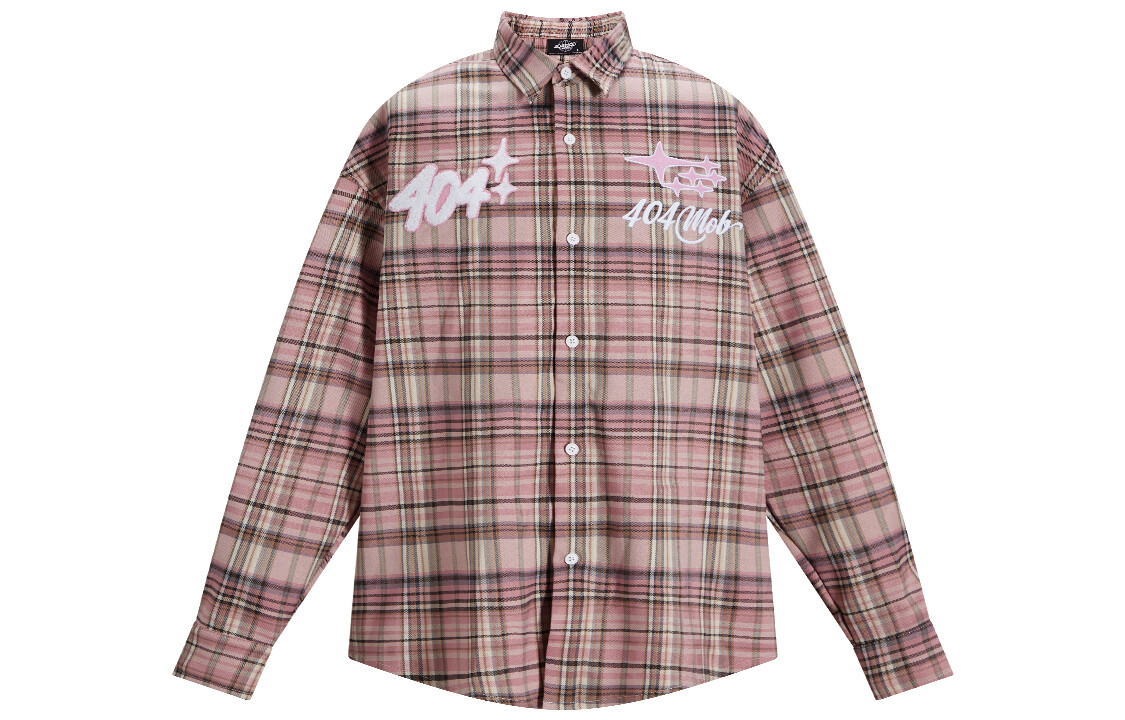 Рубашка унисекс 404MOB GANG, Розовый
Рубашка унисекс 404MOB GANG, Розовый