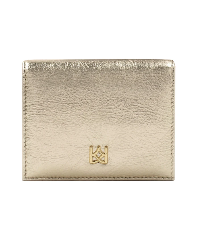 Золотой кошелек с застежкой-кнопкой Kazar, желтый
Золотой кошелек с застежкой-кнопкой Kazar, желтый