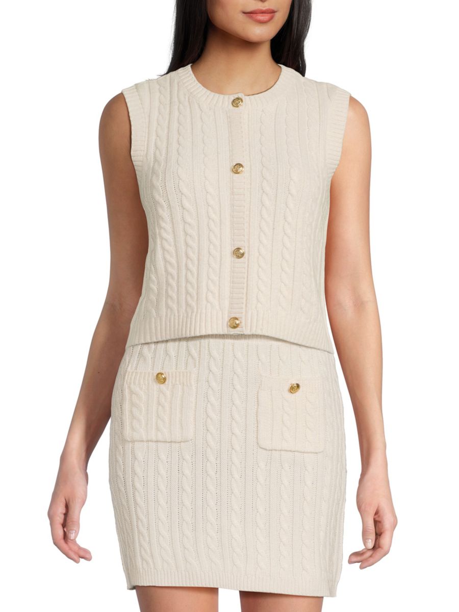 Топ Gemma Cableknit Walter Baker, кремовый
Топ Gemma Cableknit Walter Baker, кремовый