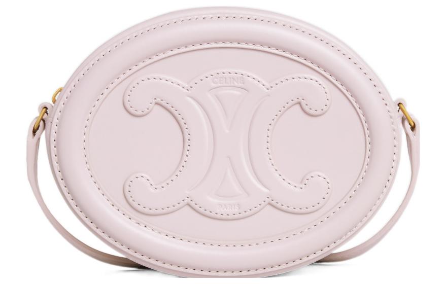 CELINE Триумф гладкая кожаная сумка через плечо женская розовая
CELINE Триумф гладкая кожаная сумка через плечо женская розовая