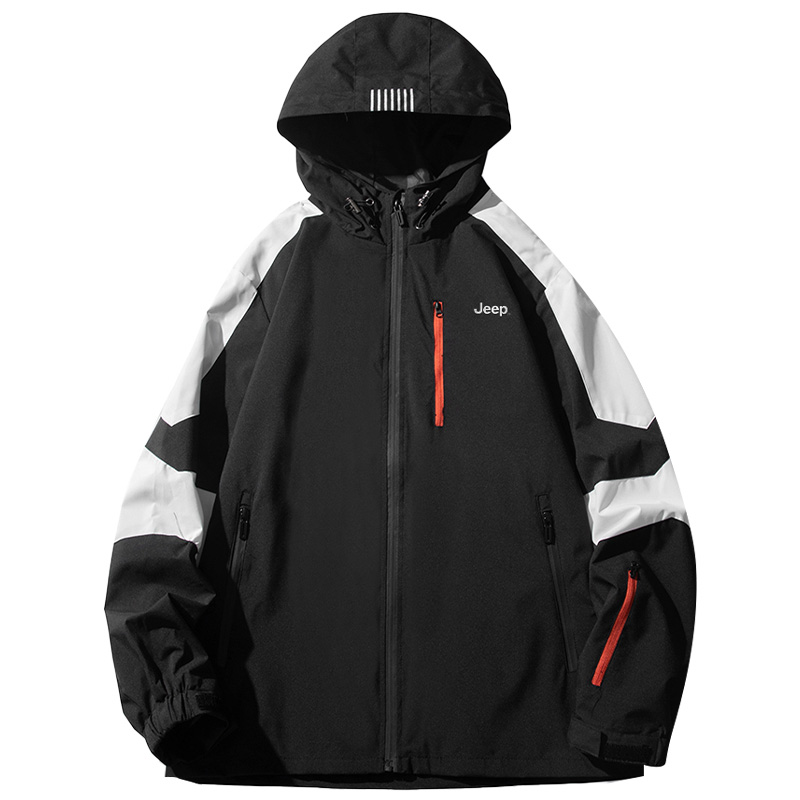 Куртка Unisex Jeep, черная без подкладки 
Куртка Unisex Jeep, черная без подкладки