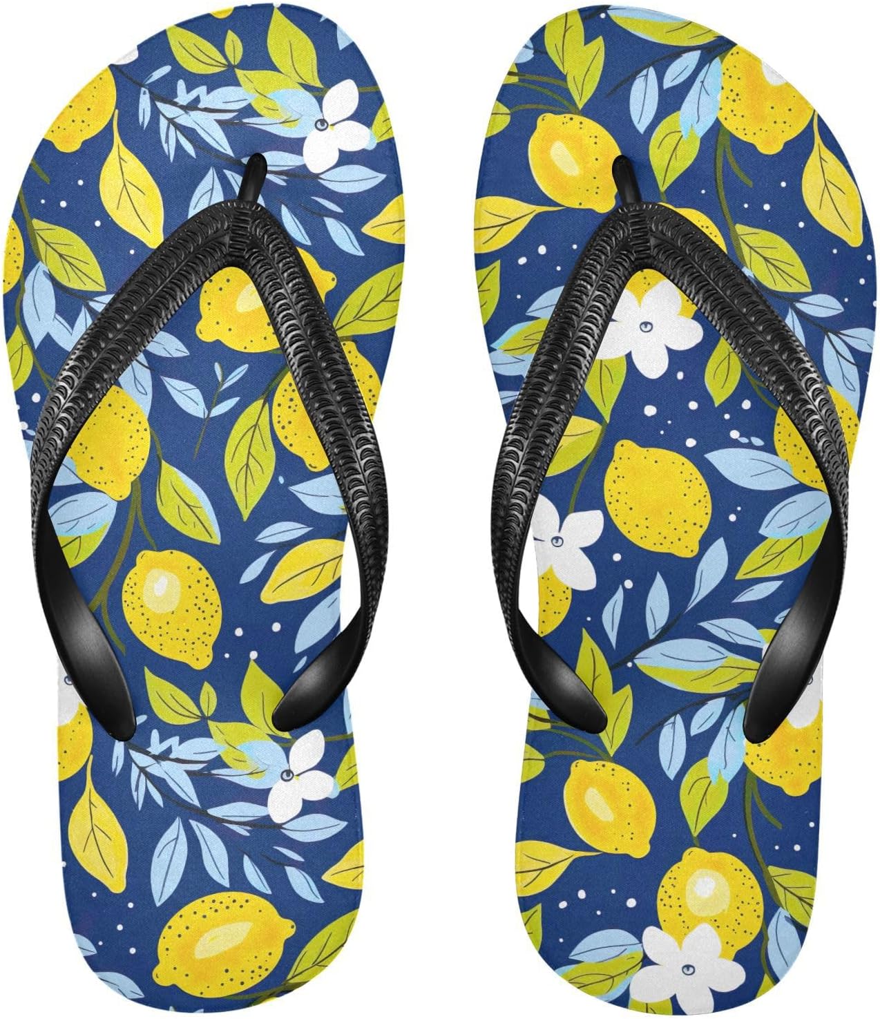 SPRIPORT Желтые лимоны Синие листья Узкие шлепанцы для женщин и мужчин Удобные повседневные вьетнамки с амортизирующей подошвой Нескользящая резиновая подошва Плоские сандалии для пляжа и летних прогулок
SPRIPORT Желтые лимоны Синие листья Узкие шлепанцы для женщин и мужчин Удобные повседневные вьетнамки с амортизирующей подошвой Нескользящая резиновая подошва Плоские сандалии для пляжа и летних прогулок
