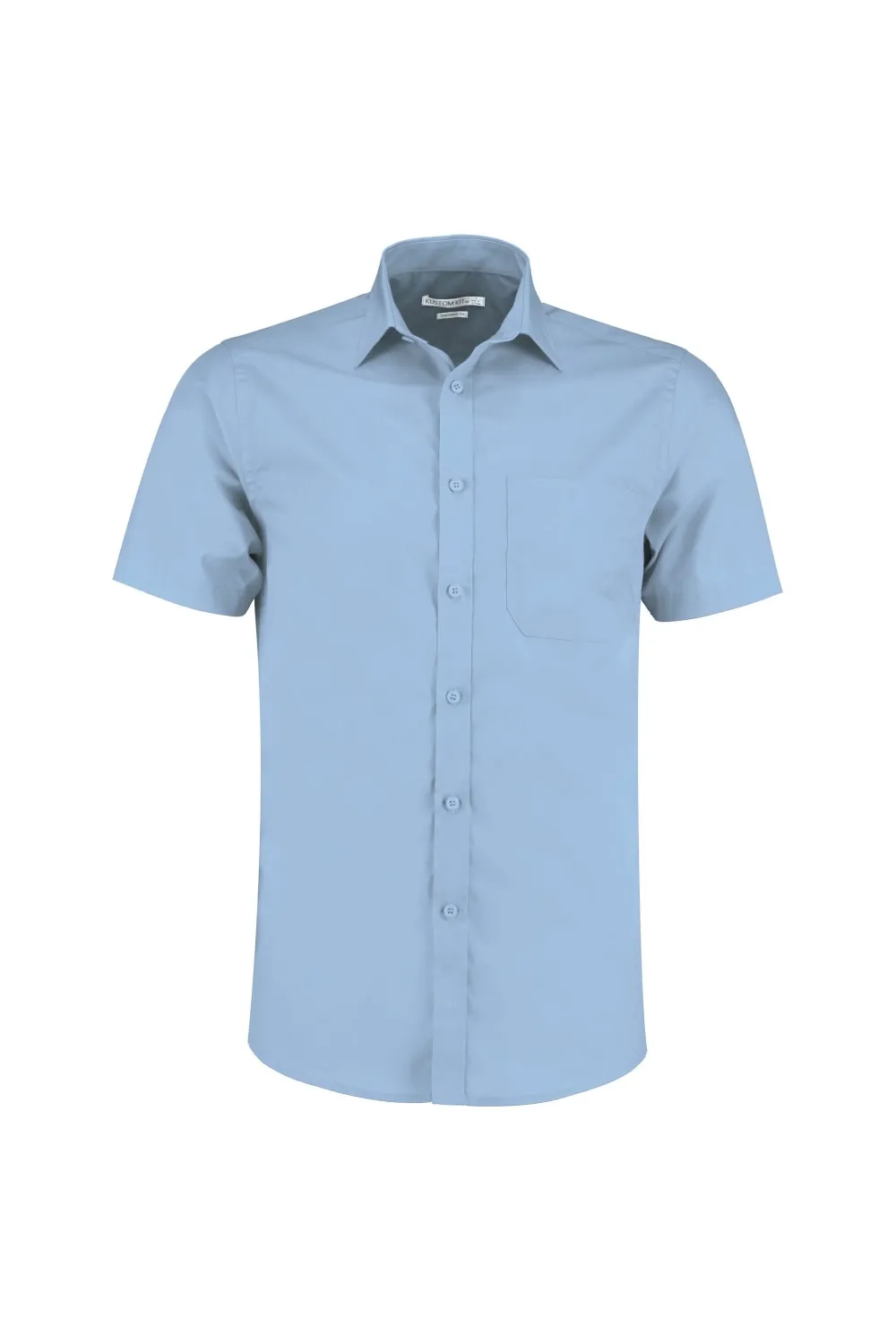 Рубашка из поплина с короткими рукавами Kustom Kit, синий
Рубашка из поплина с короткими рукавами Kustom Kit, синий