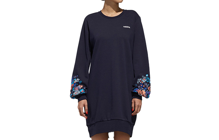 Футболка с длинными рукавами женская темно-синяя Adidas Neo
Футболка с длинными рукавами женская темно-синяя Adidas Neo