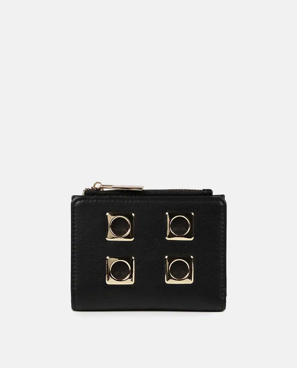 Кошелёк с квадратными металлическими люверсами Lola Casademunt, черный
Кошелёк с квадратными металлическими люверсами Lola Casademunt, черный