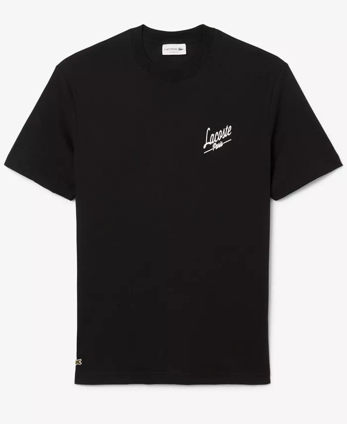 Мужская футболка с принтом Lacoste, черный
Мужская футболка с принтом Lacoste, черный