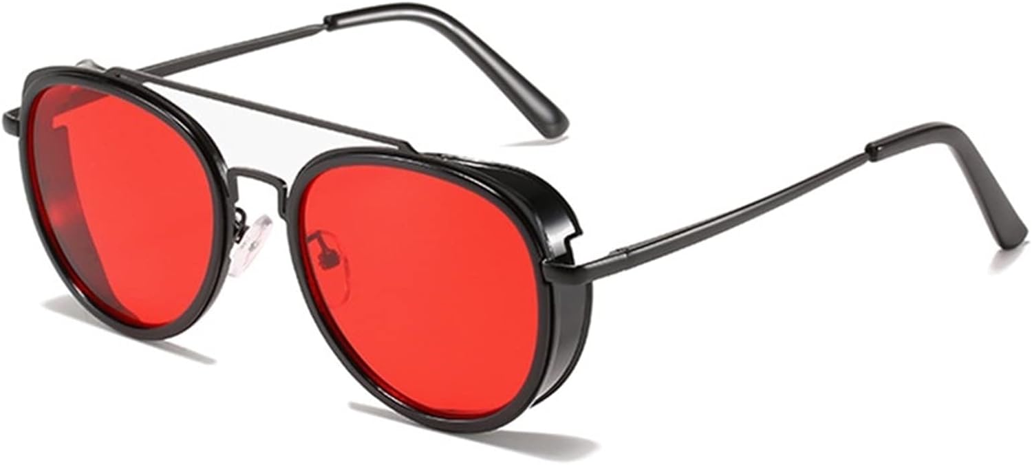 Круглые солнцезащитные очки в стиле панк с металлическим корпусом, модель 2026, для мужчин и женщин, для отдыха на природе, пляжа и в тени (цвет: D, размер: средний) MTZJH, One Color
Круглые солнцезащитные очки в стиле панк с металлическим корпусом, модель 2026, для мужчин и женщин, для отдыха на природе, пляжа и в тени (цвет: D, размер: средний) MTZJH, One Color