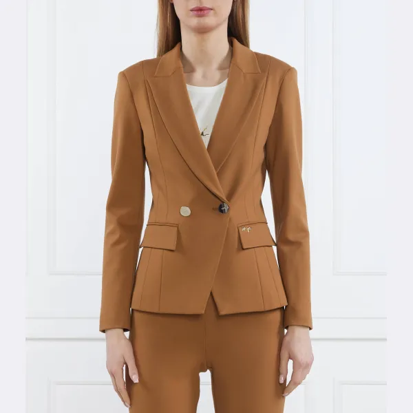 Элегантный пиджак приталенного кроя Liu Jo, коричневый
Элегантный пиджак приталенного кроя Liu Jo, коричневый