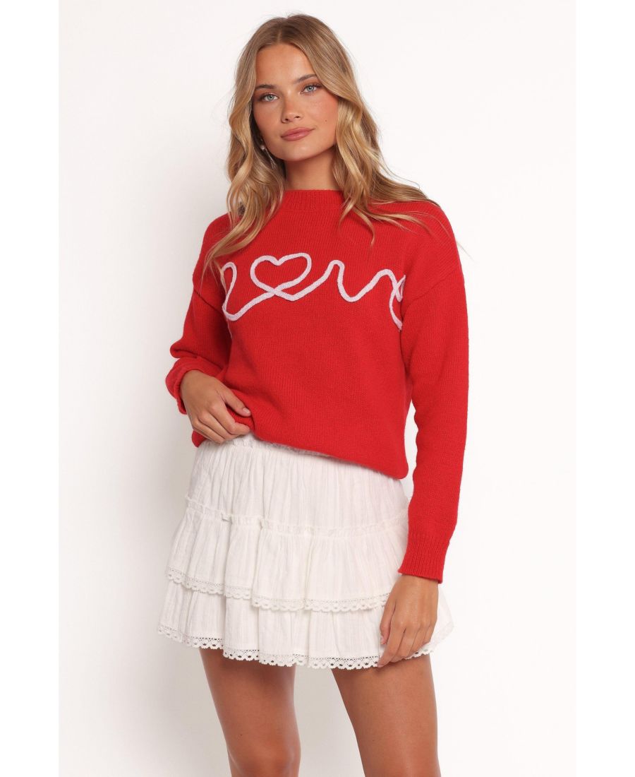 Женский вязаный свитер с вышивкой Любовь Petal and Pup, Red
Женский вязаный свитер с вышивкой Любовь Petal and Pup, Red