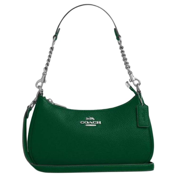 COACH Кожаная сумка через плечо teri medium women's green
COACH Кожаная сумка через плечо teri medium women's green
