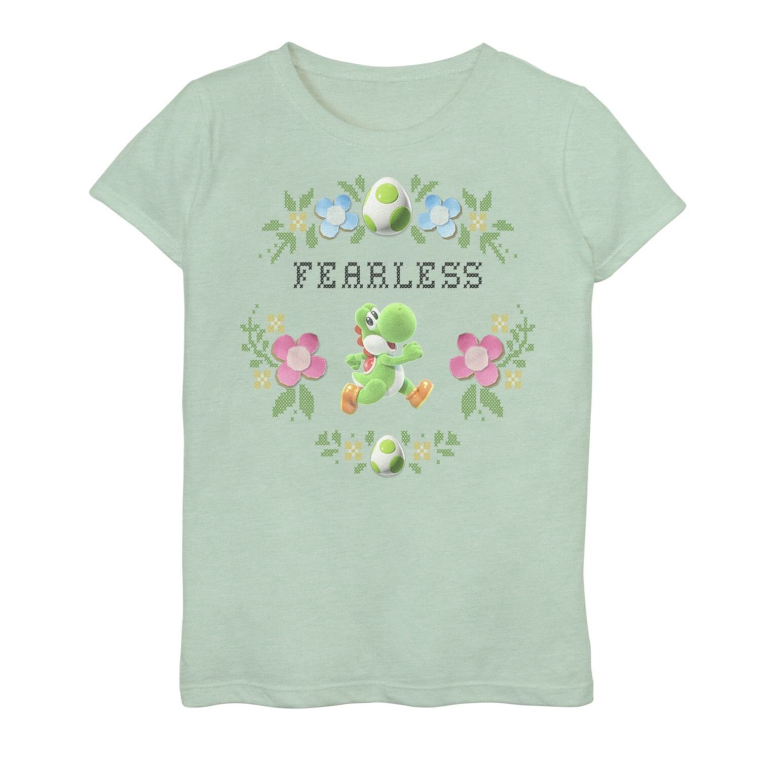 Футболка Nintendo Yoshi's Crafted World Fearless с цветочным портретом для девочек 7–16 лет Licensed Character
Футболка Nintendo Yoshi's Crafted World Fearless с цветочным портретом для девочек 7–16 лет Licensed Character