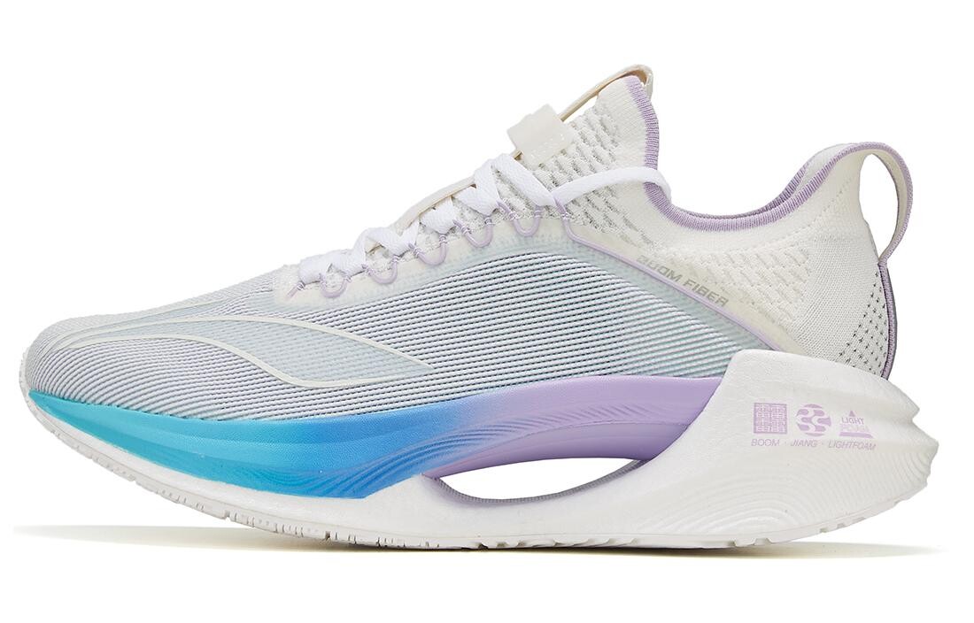 Кроссовки для бега Jueying Essential для мужчин с низким верхом, белые/синие/фиолетовые Lining 
Кроссовки для бега Jueying Essential для мужчин с низким верхом, белые/синие/фиолетовые Lining