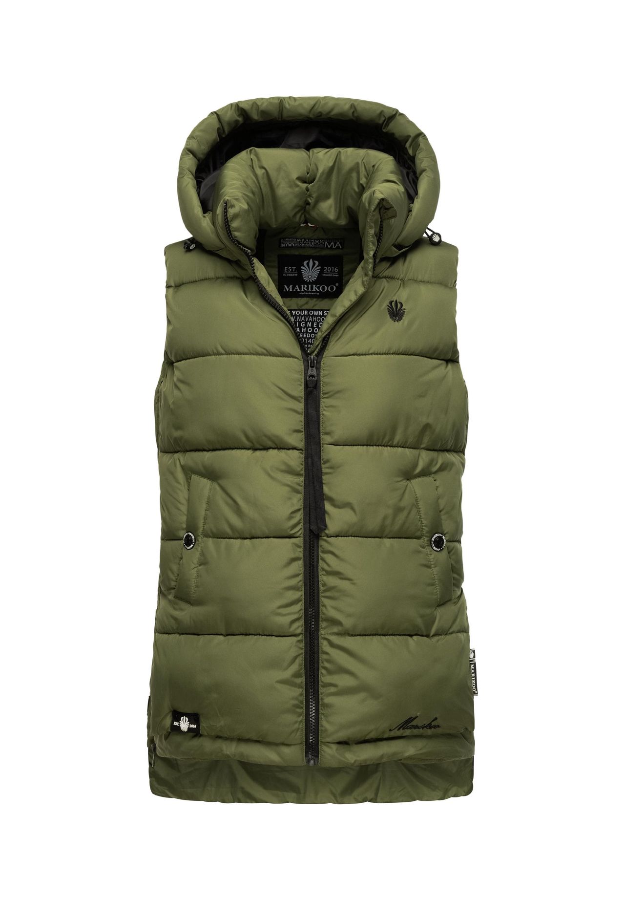 Стеганый жилет Заринаа MARIKOO, антарцитовый
Стеганый жилет Заринаа MARIKOO, антарцитовый