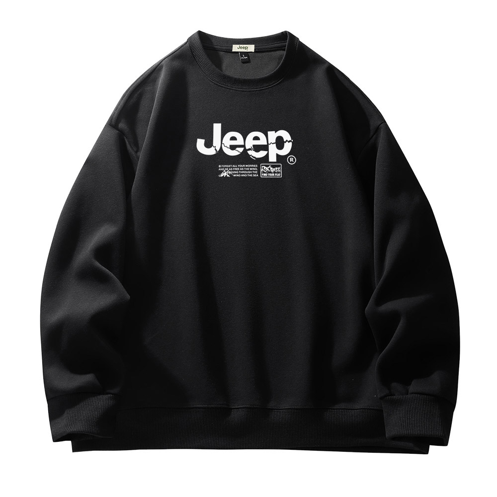 Унисекс свитшот Jeep, черный
Унисекс свитшот Jeep, черный