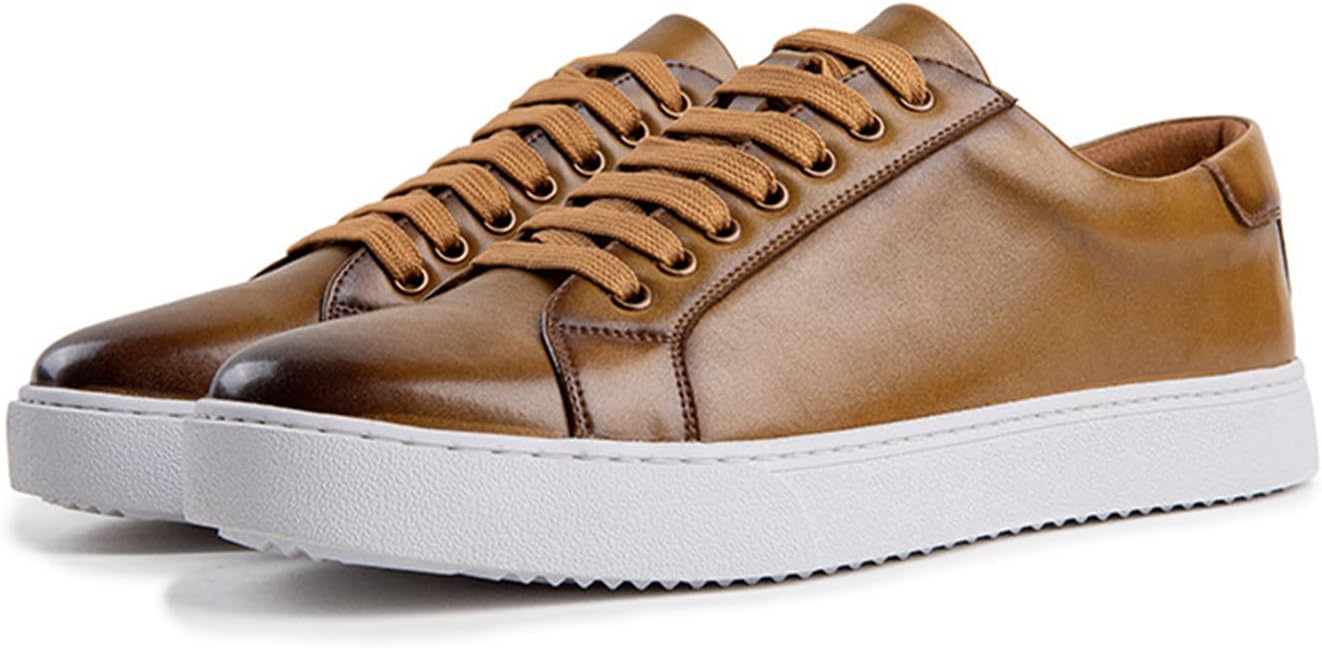 Мужские модные кожаные оксфорды на шнуровке с плоской подошвой, кроссовки, повседневные низкие удобные нескользящие ходовые кроссовки, бизнес-обувь Tokouk, желтый
Мужские модные кожаные оксфорды на шнуровке с плоской подошвой, кроссовки, повседневные низкие удобные нескользящие ходовые кроссовки, бизнес-обувь Tokouk, желтый