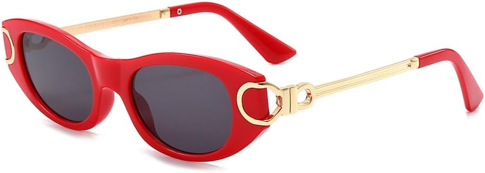 Женские панк-очки овальной формы с металлическим покрытием, модные для девушек, для отдыха на природе, кемпинга, фотосъемки, защита от ультрафиолета UV400 TYUVIVO, Red
Женские панк-очки овальной формы с металлическим покрытием, модные для девушек, для отдыха на природе, кемпинга, фотосъемки, защита от ультрафиолета UV400 TYUVIVO, Red