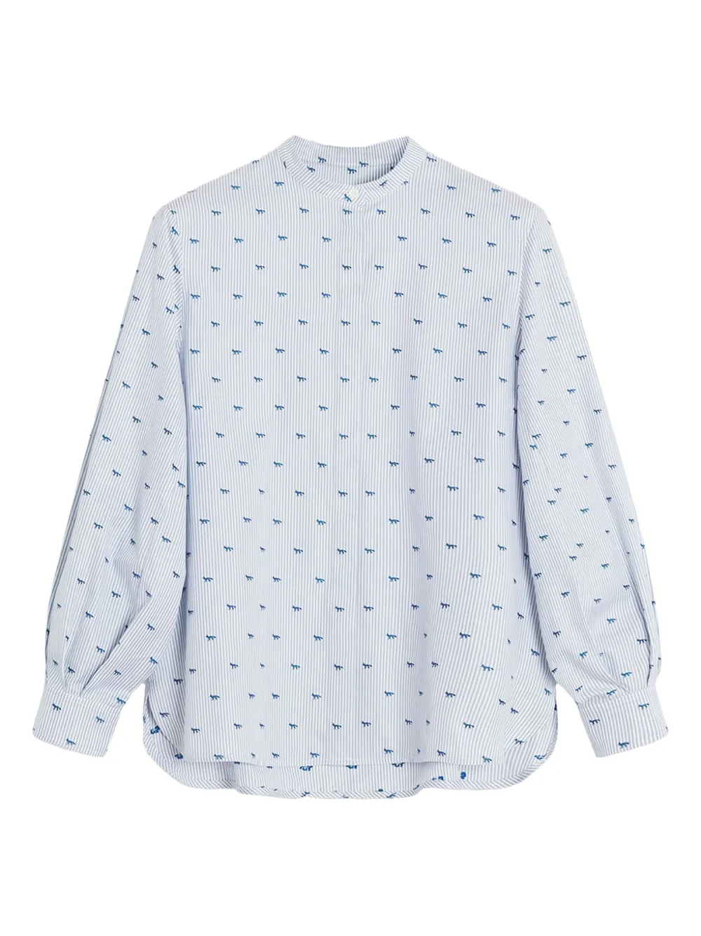 Рубашка с принтом Fox Maison Kitsuné, серый
Рубашка с принтом Fox Maison Kitsuné, серый