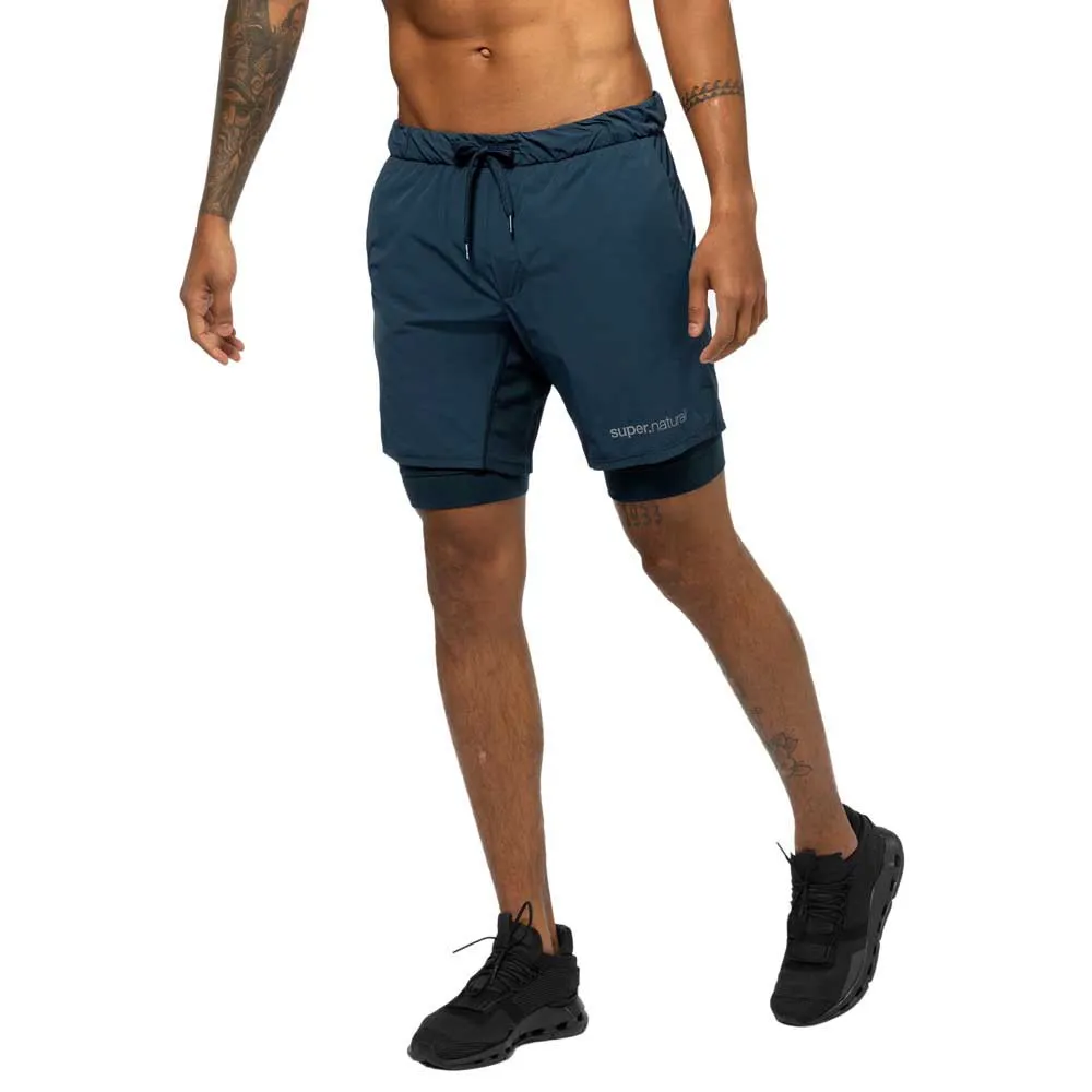 Шорты Super.natural Double Layer, синий 
Шорты Super.natural Double Layer, синий