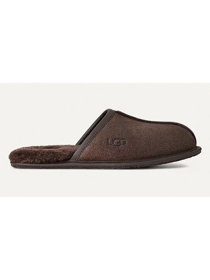 UGG Кожаные тапочки "Scuff" коричневого цвета
UGG Кожаные тапочки "Scuff" коричневого цвета