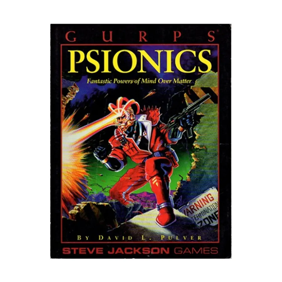 Psionics (2nd Printing), GURPS (1st-3rd Edition) - Rules Supplements, мягкая обложка
Psionics (2nd Printing), GURPS (1st-3rd Edition) - Rules Supplements, мягкая обложка