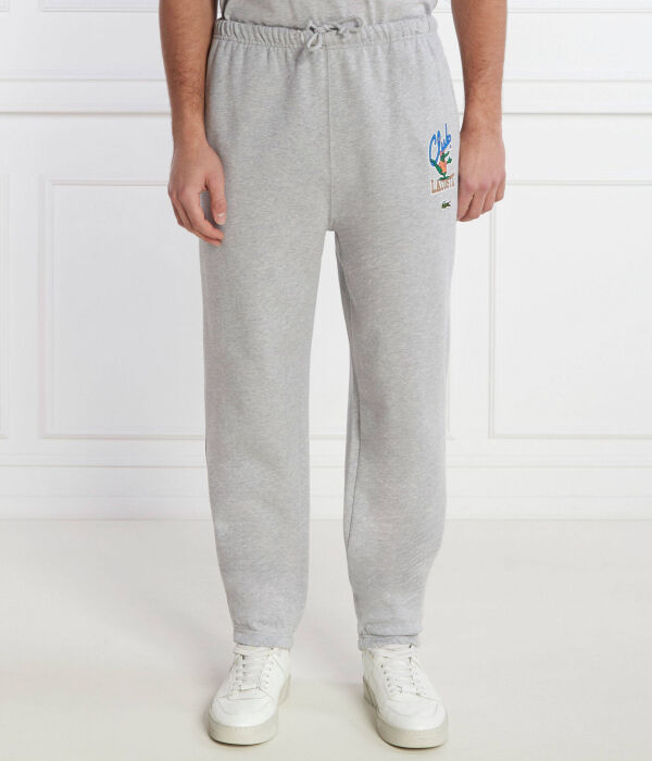 Спортивные штаны мужские Lacoste свободного кроя на кулиске, серый
Спортивные штаны мужские Lacoste свободного кроя на кулиске, серый