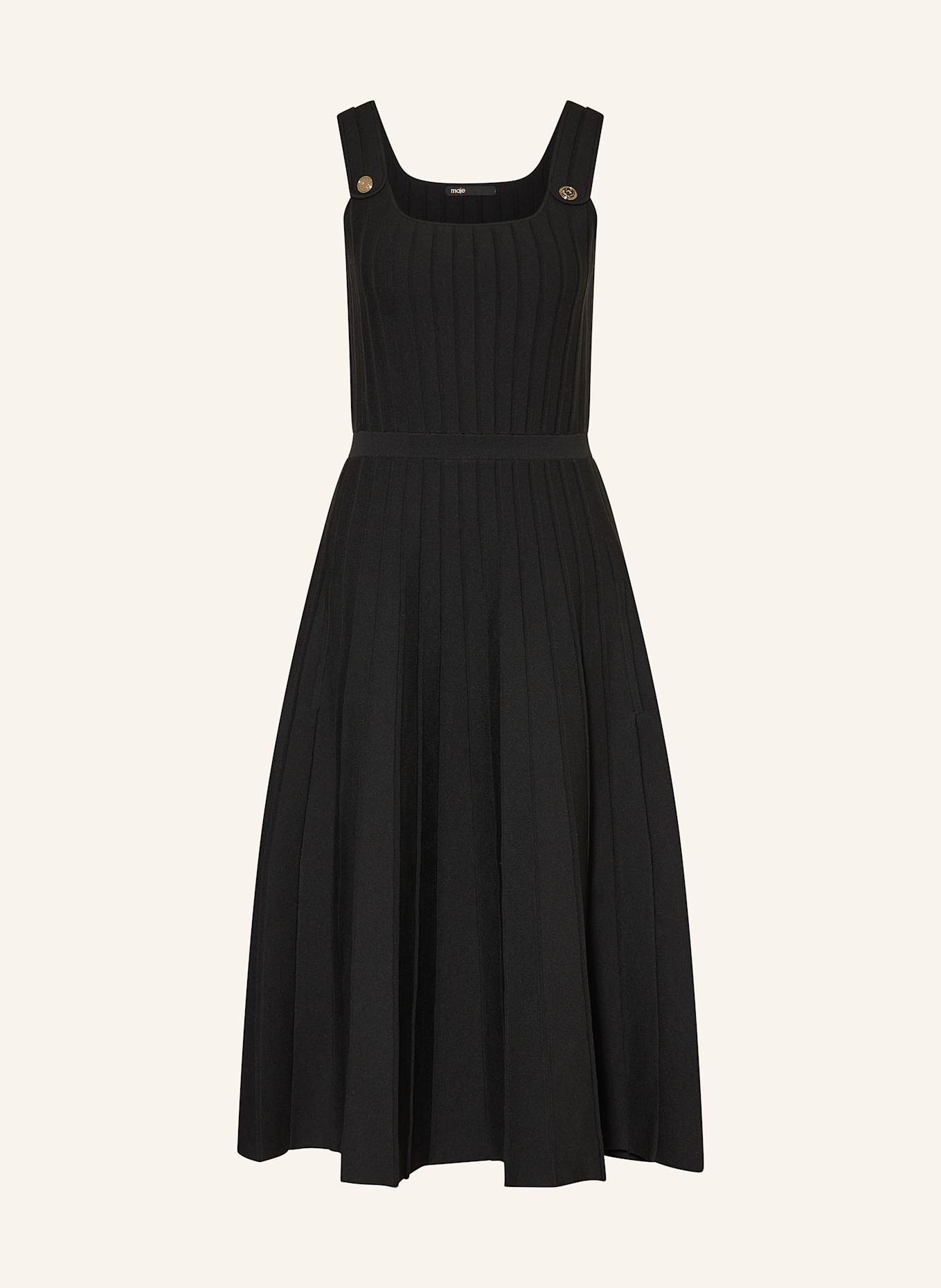 Трикотажное платье Maje, черный 
Трикотажное платье Maje, черный