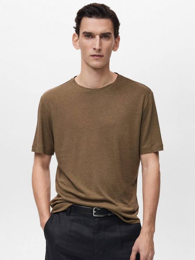 Футболка Liman с коротким рукавом Regular Fit из льняной смеси Mango, Beige
Футболка Liman с коротким рукавом Regular Fit из льняной смеси Mango, Beige