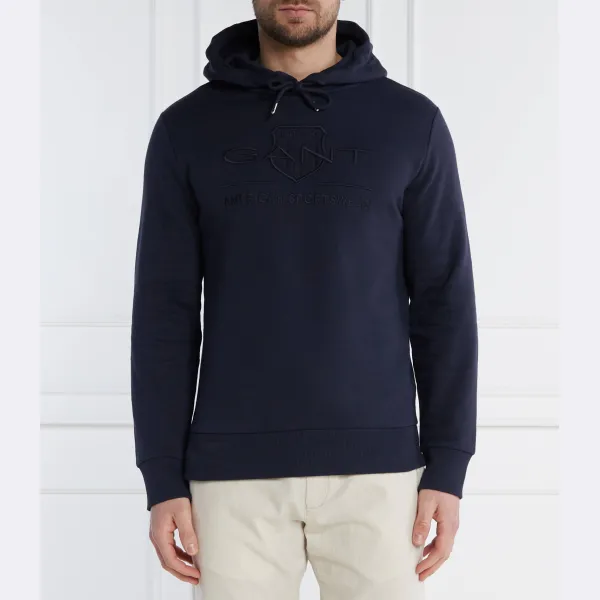 Толстовка обычного кроя в тон Gant, синий
Толстовка обычного кроя в тон Gant, синий