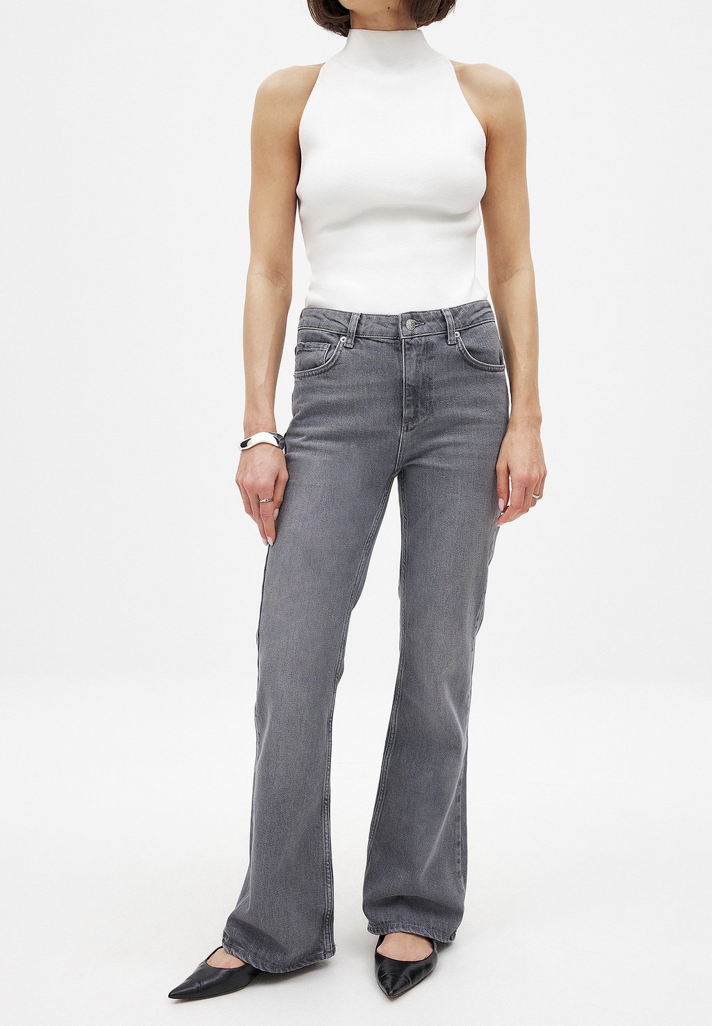 Расклешенные джинсы NA-KD, серый
Расклешенные джинсы NA-KD, серый