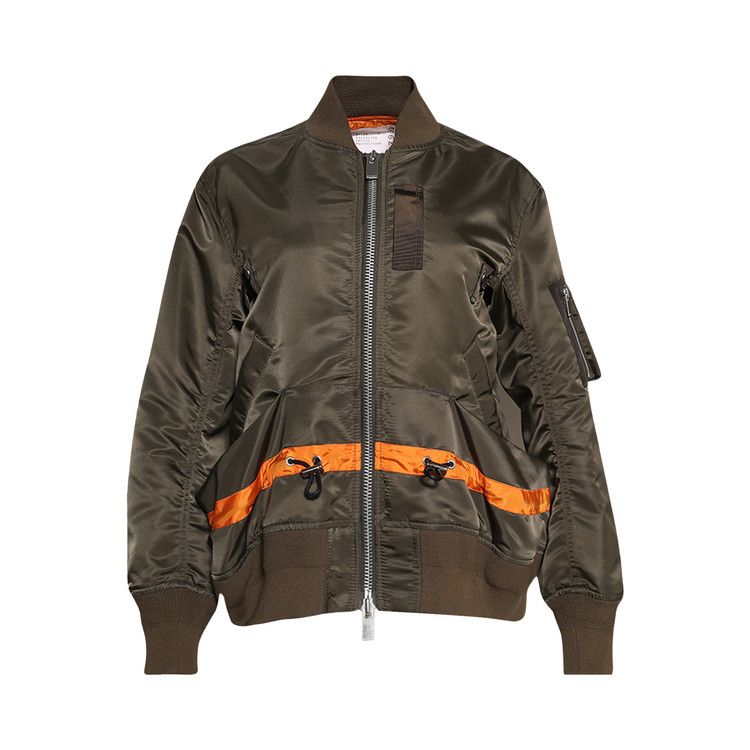 Блузон Sacai Nylon Twill Blouson, Dark Khaki
Блузон Sacai Nylon Twill Blouson, Dark Khaki
