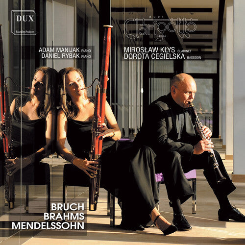 CD диск Bruch / Klys, Miroslaw / Cegielska, Dorota: Duet Clarigotto play Bruch, Brahms & Mendelssohn
CD диск Bruch / Klys, Miroslaw / Cegielska, Dorota: Duet Clarigotto play Bruch, Brahms & Mendelssohn