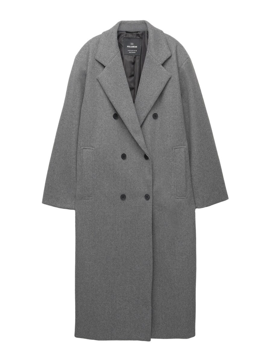 Пальто межсезонное Pull&Bear, темно-серый
Пальто межсезонное Pull&Bear, темно-серый