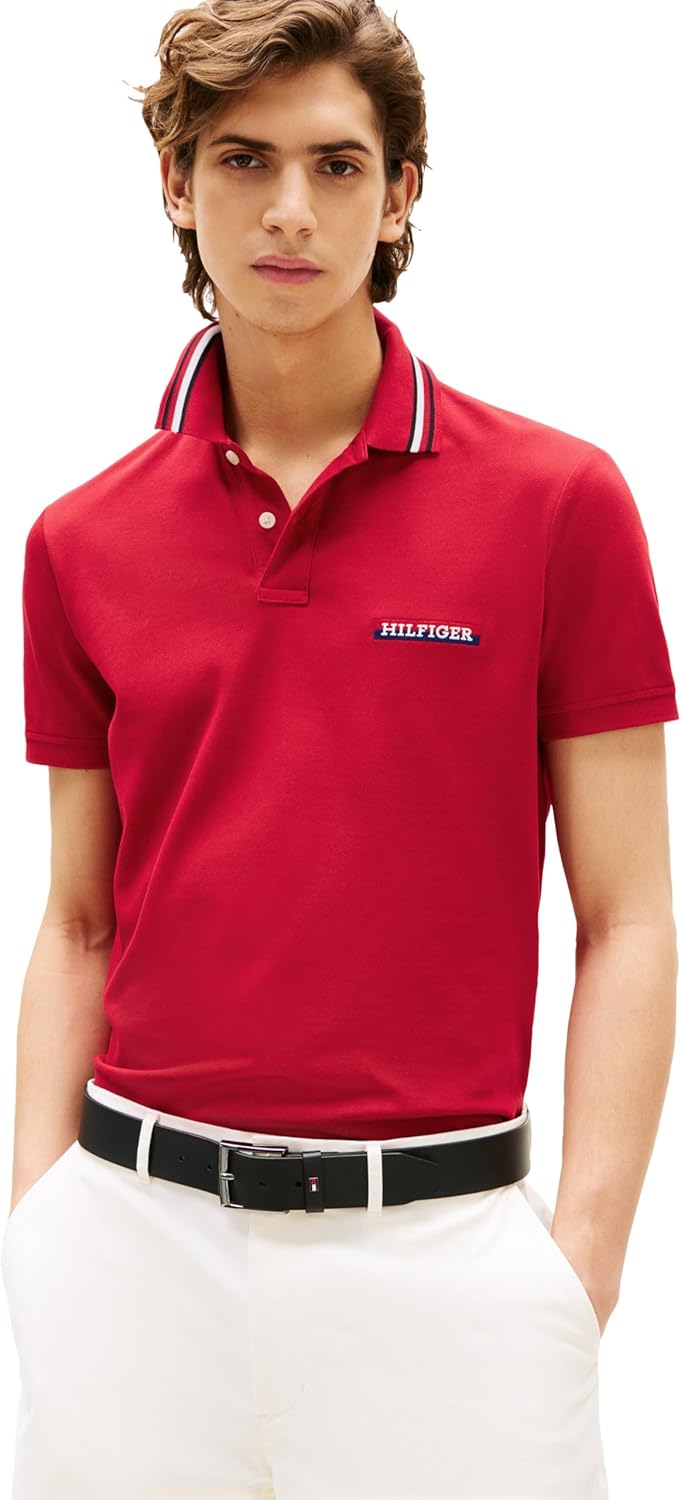 Мужские повседневные рубашки-поло Tommy Hilfiger с коротким рукавом, классического кроя, с эластичными вставками и воротником, Medium Red, Красный, Мужские повседневные рубашки-поло Tommy Hilfiger с коротким рукавом, классического кроя, с эластичными вста
Мужские повседневные рубашки-поло Tommy Hilfiger с коротким рукавом, классического кроя, с эластичными вставками и воротником, Medium Red, Красный, Мужские повседневные рубашки-поло Tommy Hilfiger с коротким рукавом, классического кроя, с эластичными вста