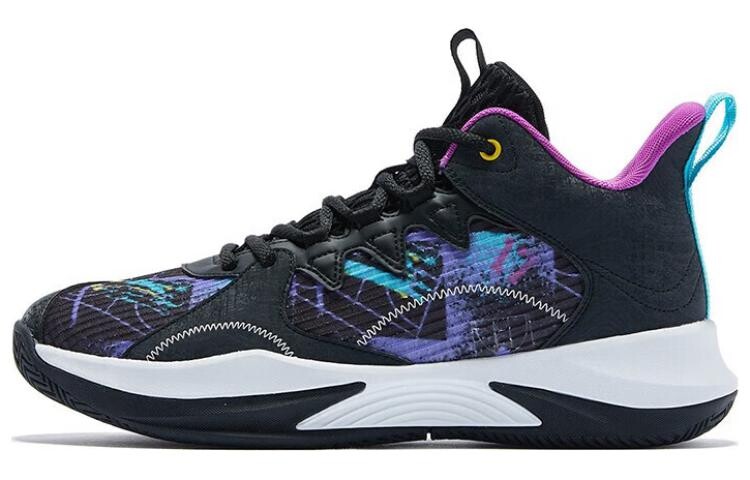 Баскетбольные кроссовки мужские среднего размера черные/синие Qiaodan
Баскетбольные кроссовки мужские среднего размера черные/синие Qiaodan