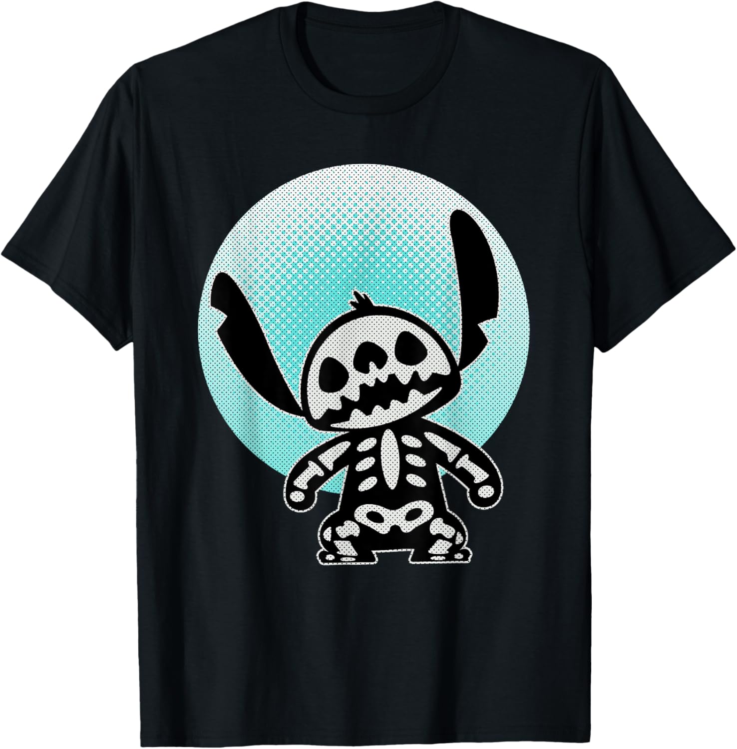 Футболка Disney Stitch Skeleton Halftone, черная
Футболка Disney Stitch Skeleton Halftone, черная