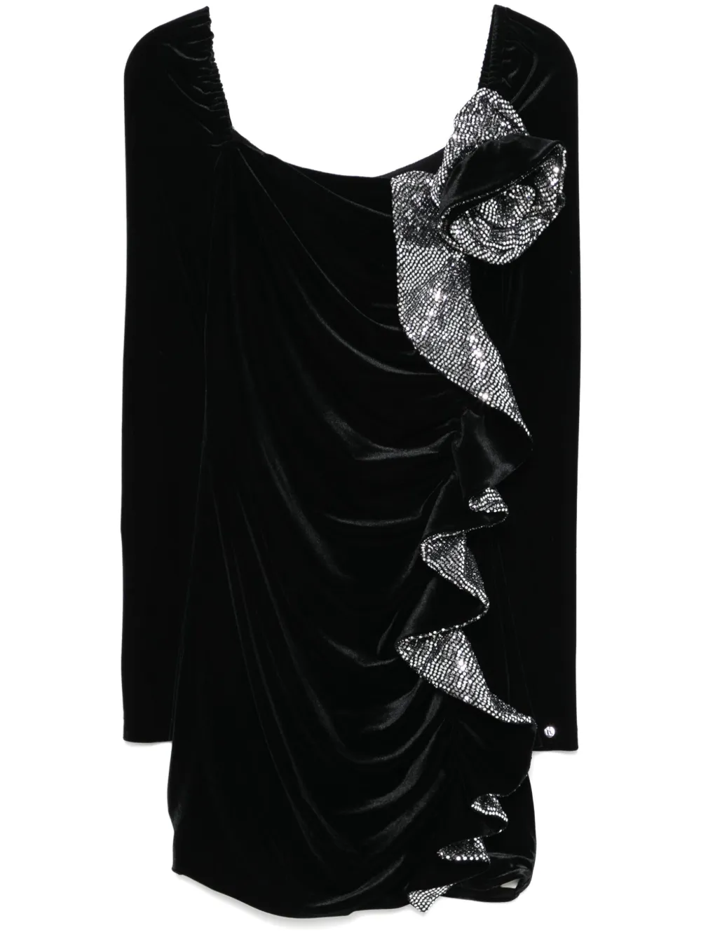 Бархатное платье мини с пайетками Nissa, черный
Бархатное платье мини с пайетками Nissa, черный